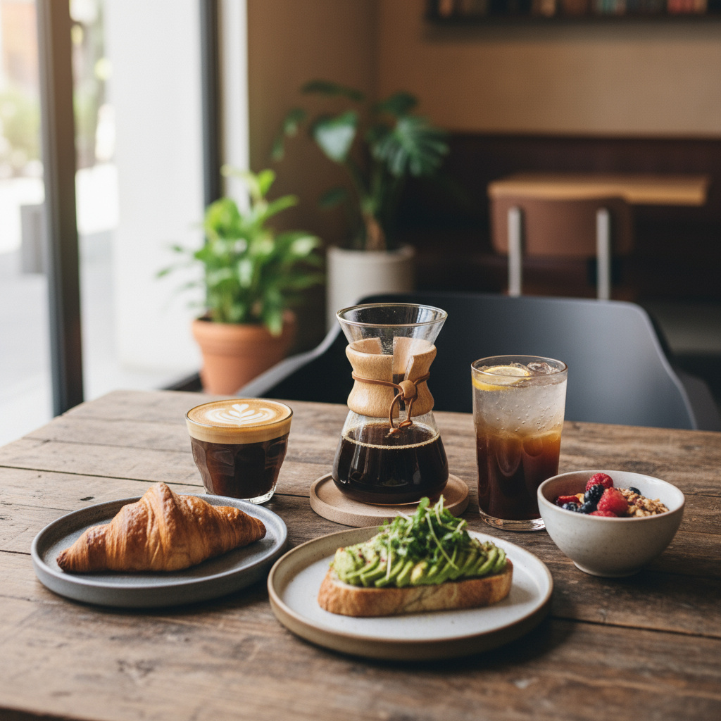 Spezialitätenkaffee und leichte Gerichte
